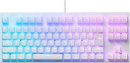 REALFORCE X1UC23 Real Force Rapid Trigger Keyboard, GX1, White, Silent, 1.1 oz (30 g), TKL Size, Capacitive Non-Contact System, Fastest Operation, Windows 0.04 inch (0.1 mm), Japanese Layout, Made in