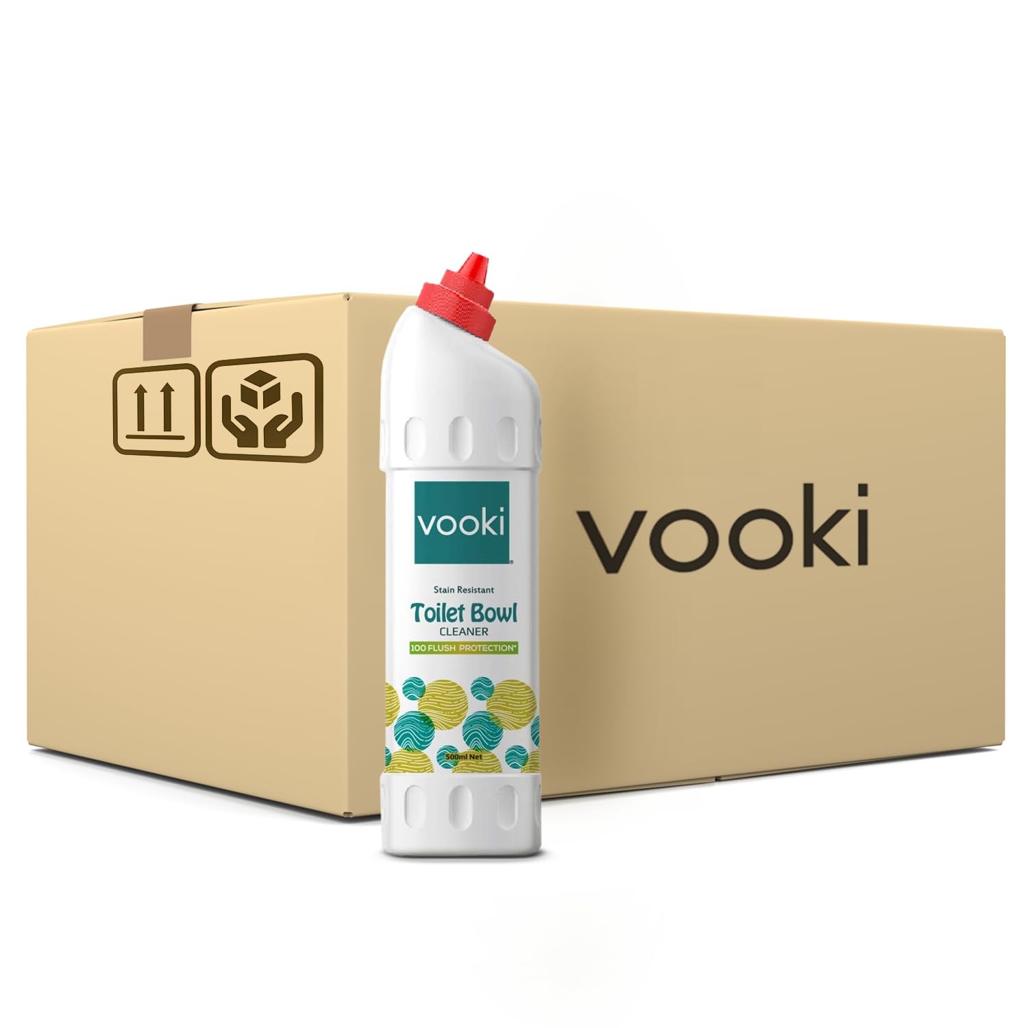 Vooki Ecofriendly Toilet Bowl Cleaner liquid 100 Flush Protection - 500 ml (Pack of 20) (B0D49T668M) Amazon Price History, Amazon Price Tracker