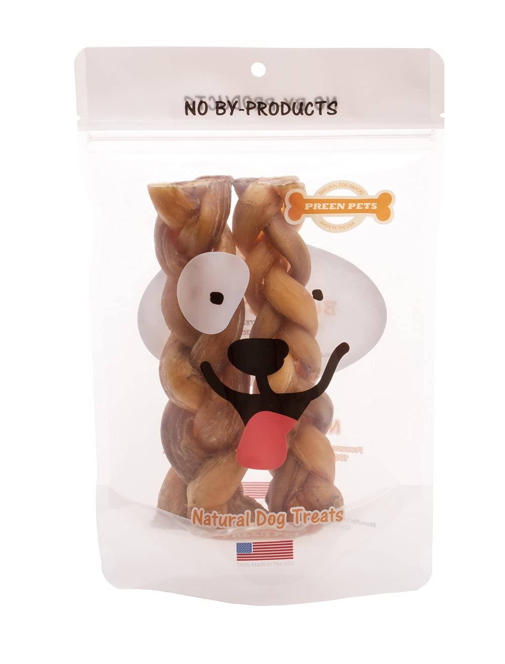 Preen Pets 6" Braided Bully Sticks (30 ct)