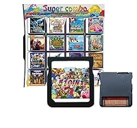 510 in 1 DS Game, Super Combo Game Cartridge Contains 510 3ds Games, Retro Game Pack Card Suitable for NDS, NDSi, 3DS, New, DS, 2D