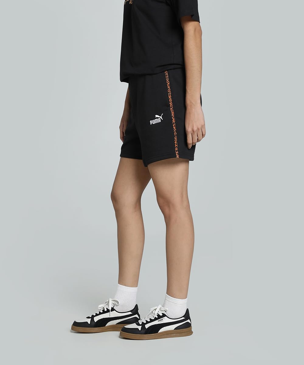 PUMA ESS Graphic Animal Shorts 5" TR Pantalones Cortos Mujer