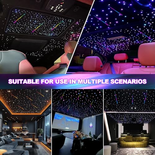 Fibra óptica de 800 luces para solucionar techos aburridos y crear ambientes modernos 6