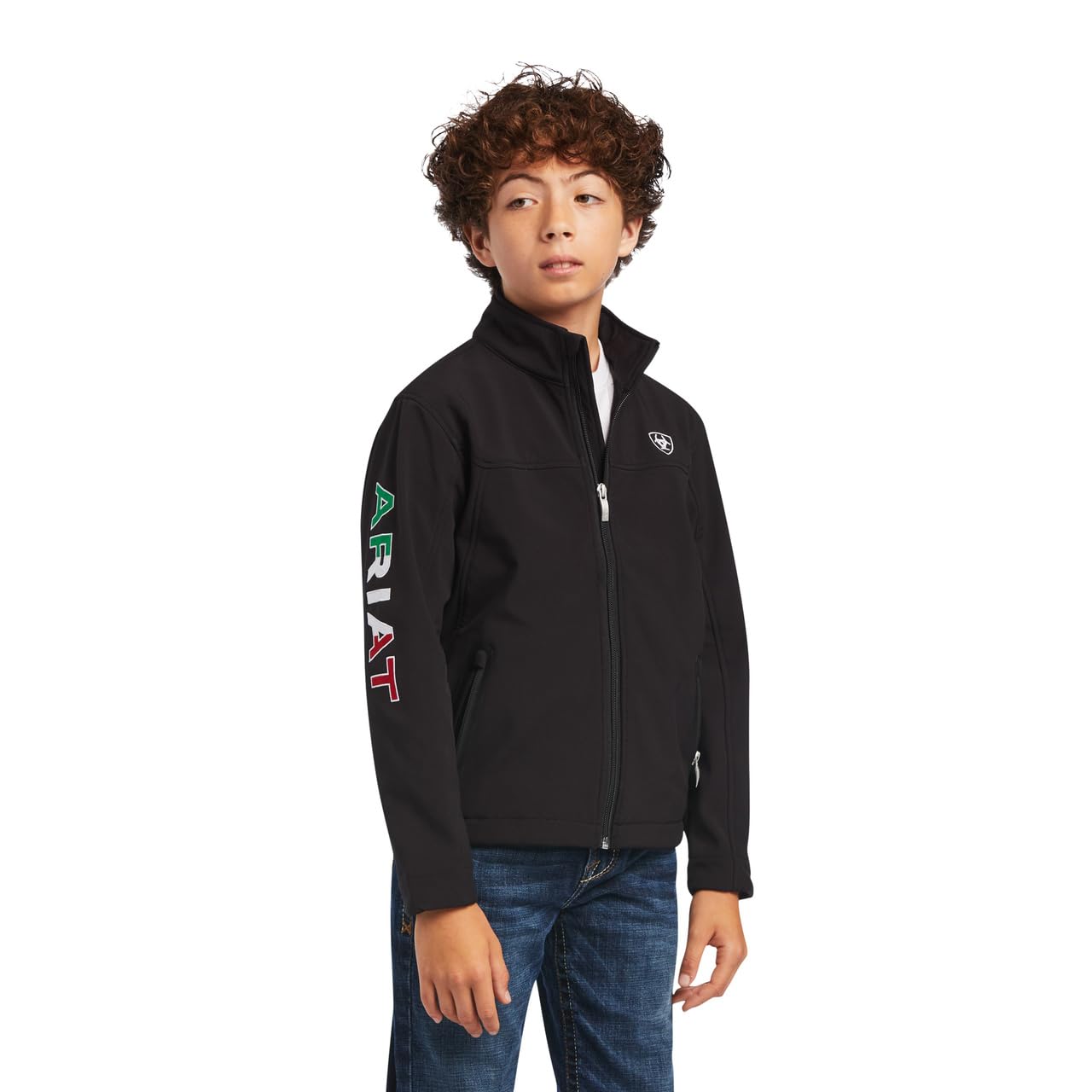 Veste softshell unisexe jeunes Ariat Mexique blouson déperlant coupe-vent - 7