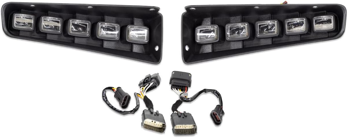 IAG I-Line LED 5 Lamp Bumper Indicator Light Kit fits Modular Bumper for Ford Bronco 2021+ 2/4 Door (Not Sport)