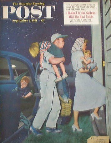 The Saturday Evening Post (September 1, 1951, Nazi Gallows)