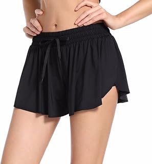 MTSS Women's Padded Cycling Skirt with Inner Shorts, 2 in 1 Cycling Shorts Skirt Ladies Summer Cycling Shorts with 3D Gel Seat Pad Breathable MTB Shorts Shockproof Sport Skirt Cycle Shorts