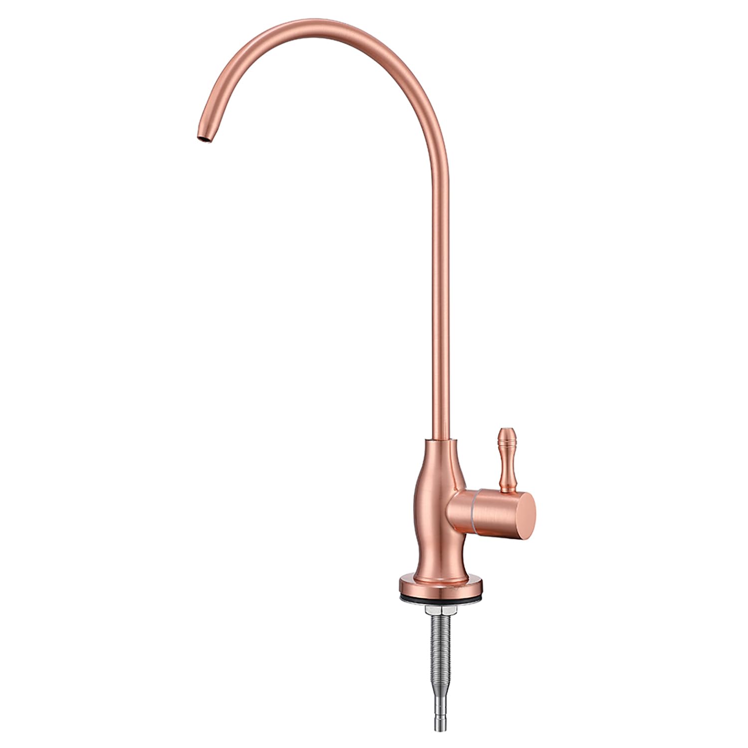 MIFULY Drinking Water Tap, for Under Sink Water Filter System Kitchen Bar Sink Drinking Water Tap, RO Tap Red Copper