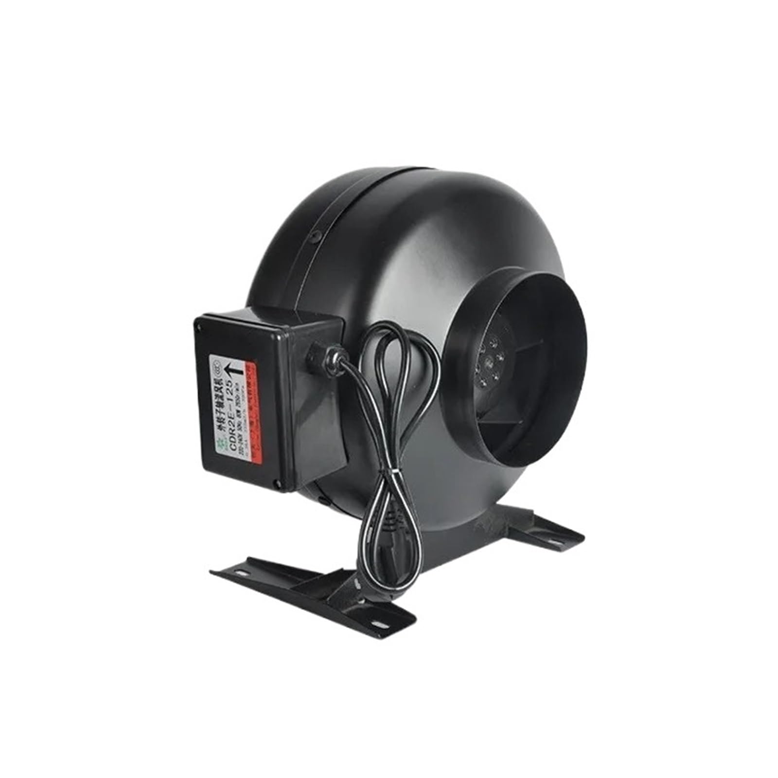Brushless Motor Circular Coaxial Pipe Centrifugal Fan GDF100 / 125/150/160/200/250/315 Blower 220 Industrial cooling fan(GDF-160)