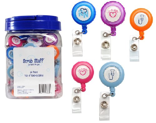 Medical Print Retractables Tub of 36 Pieces - -