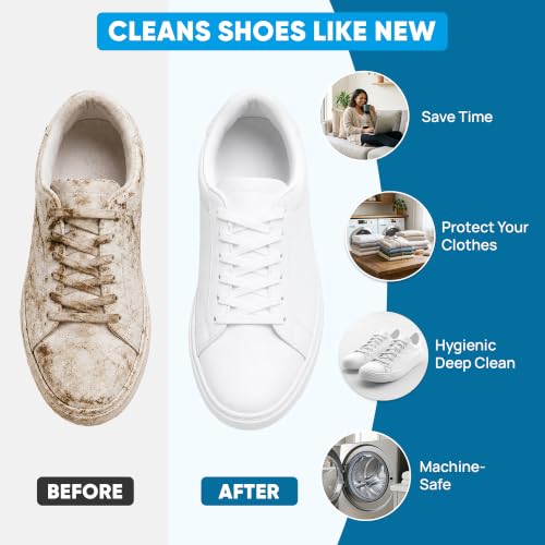 Shoe Washing Bag 2Pcs with Care Kit