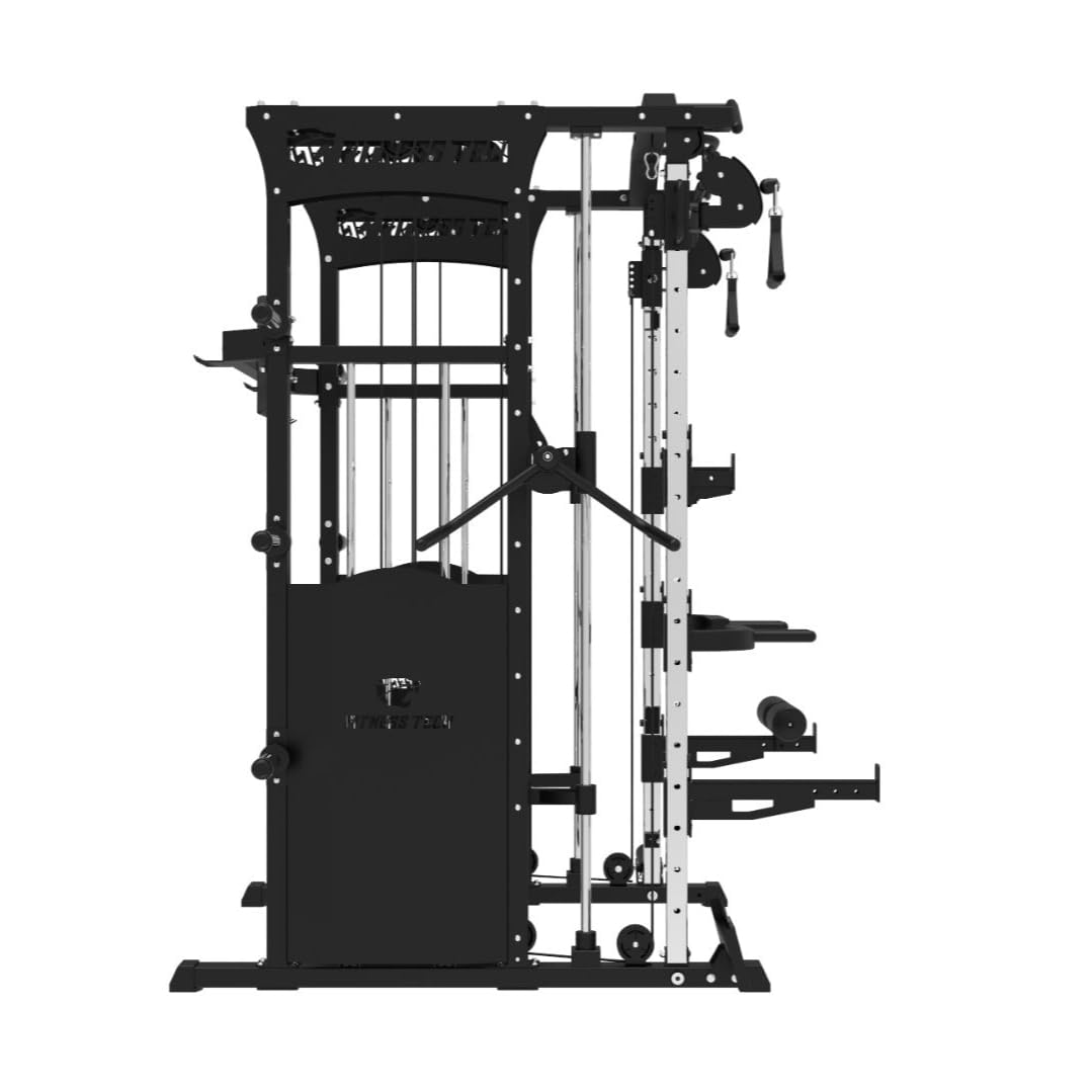 Máquina de musculación multipower Smith Machine F20 Evolution - Multiestación para un Entrenamiento de Fuerza Completo en casa- Multifunción de Alta Resistencia - 210x232x175 Cm