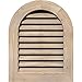 Ekena Millwork GVWRT28X2801SFUPI Round Top Gable Vent Gable Vent, 28"W x 28" (33"W x 33"H Frame Size), Pine, Unfinished
