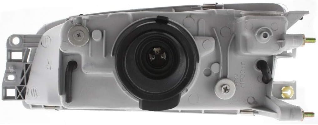 CarLights360 For 1997-2002 Mitsubishi Mirage Headlight Driver and Passenger Side Bulbs Included MI2502114 MI2503114 - Replaces MR476689, MR476690 ;for Sedan