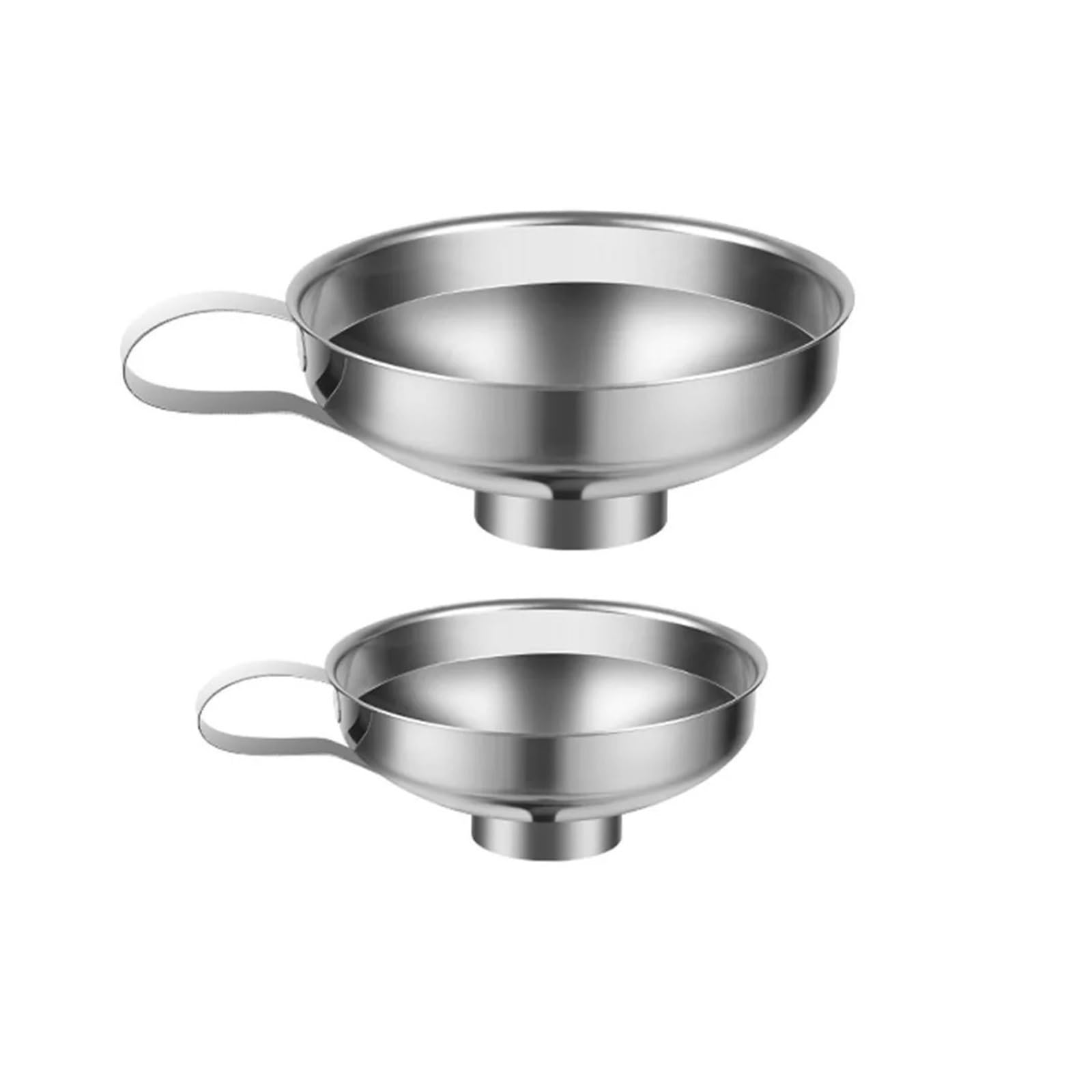 Imbuto da cucina in acciaio inossidabile dal design grande a bocca larga(Silver combination)