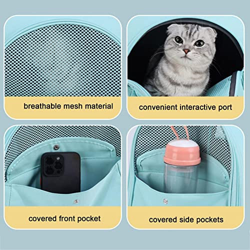Porta-mochilas para gatos,Mochila para estimação ventilada - Bolsa cachorro portátil para viagens, c