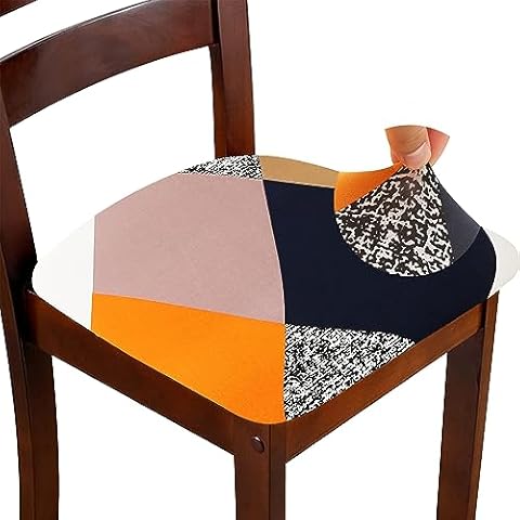 ZHILING Elastic Dining Chair Seat Covers Set Cover