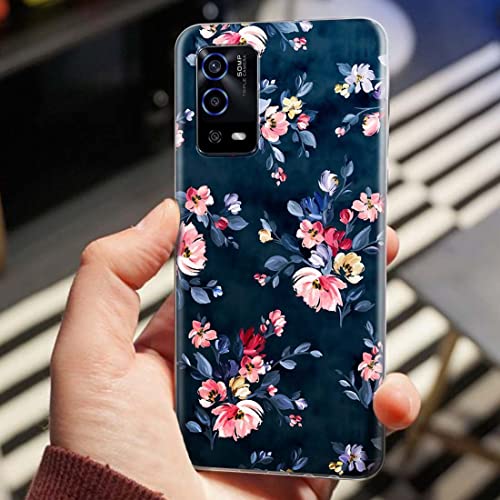 Image of Fashionury Back Cover for Oppo A55 Designer | Printed|Transparent |Flexible| Silicon- D0043