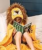Lazy One Wearable Hooded Blanket for Kids, Animal Hooded Blanket (Lion) #1