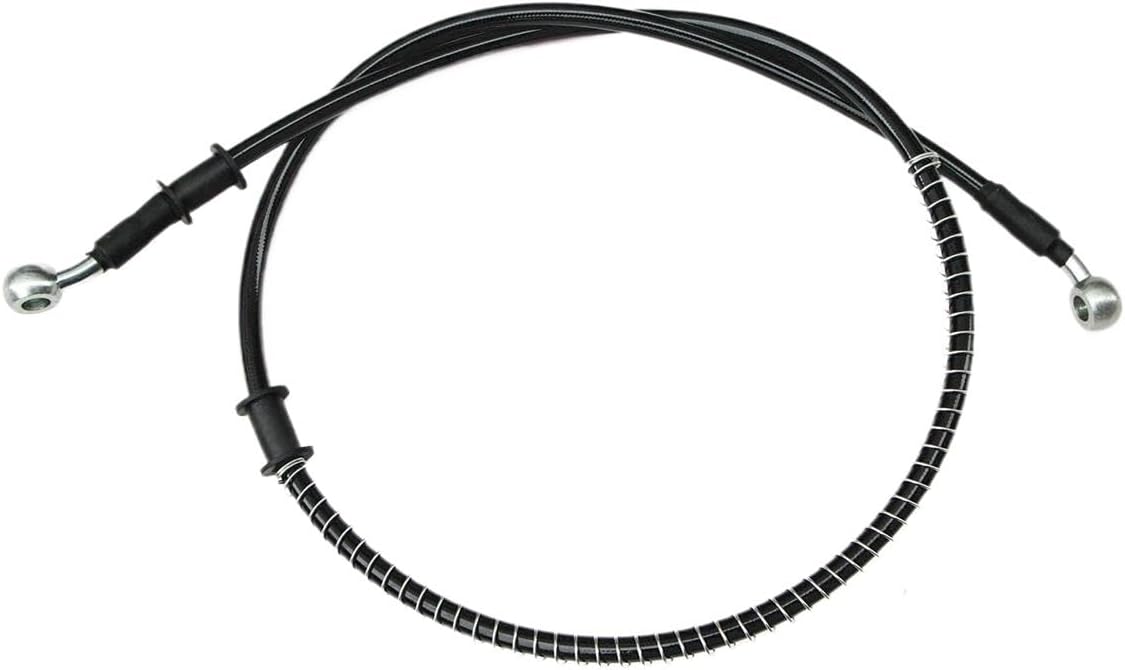 Motorcycle Brake Oil Hose Line 10mm 28 Degree Universal for Racing Motorcycle Dirt Bike Braided Line Steel Brake Hose Cable Hydraulic M10 Pipe
