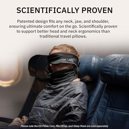 trtl Pillow Plus - Airplane Pillow for Neck and Shoulder Help - Journey Pillow for Flights, Automobiles, Trains, Bus, and Extra - Comfortable, Light-weight, Machine-Washable - Image 7