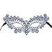 Produktbild VEMOW Heißer Maskerade Spitze Maske Catwoman Halloween Party Cosplay Ausschnitt Prom Party Maske Zubehör(Blau, 22 * 11cm/8.66 * 4.33")