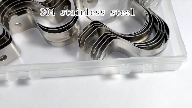 16 Colliers De Serrage En U Acier Inoxydable 304 - 40mm - Pour Tuyaux, Tubes - Fixation Robuste