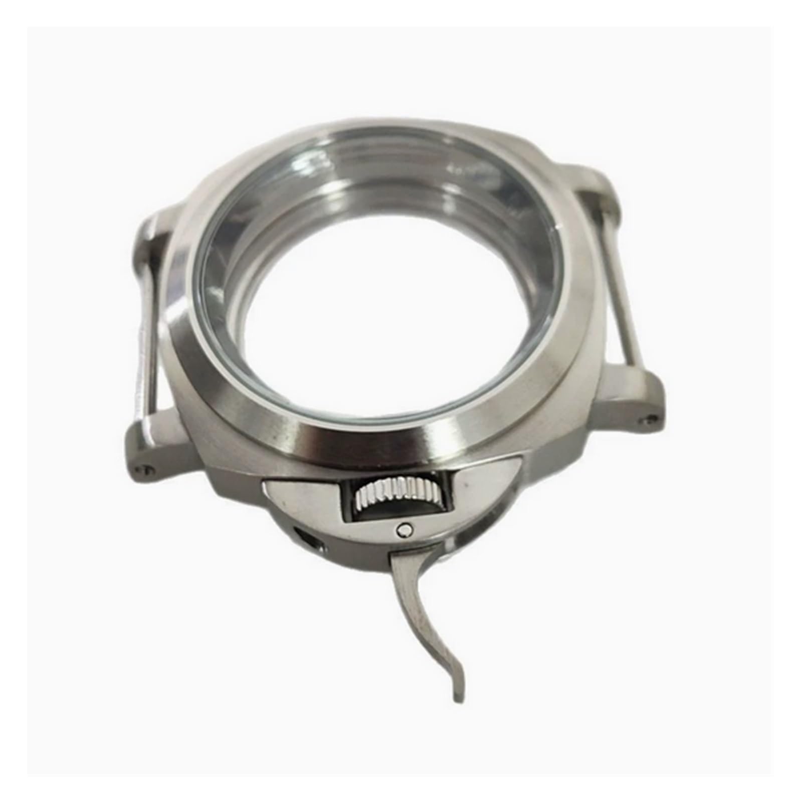Boîtier de montre 44 mm acier minéral durable pour ETA 6497 et ST3600