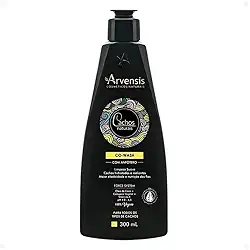 Arvensis – Co-Wash Cachos Naturais 300ml | Limpeza Suave com Óleo de Coco, Colágeno Vegetal e Vitamina E | Maciez, Elasticidade e Higienização Gentil para Todos os Tipos de Cachos