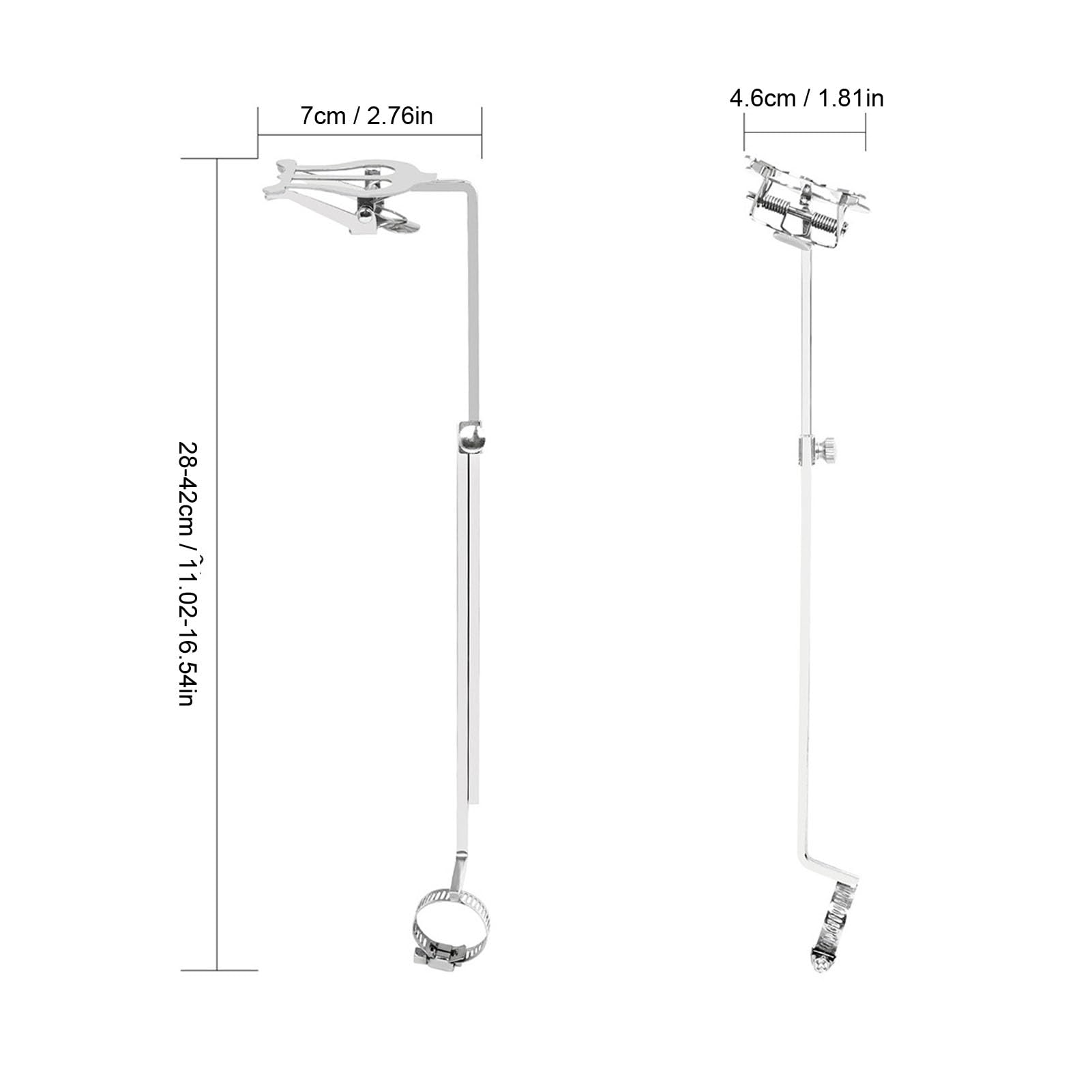 Clip per Flauto, Clip per Leggio Portatile per Strumenti a Fiato Clip per Leggio per Spartiti Morsetto per Musica per Esercitarsi con il Flauto