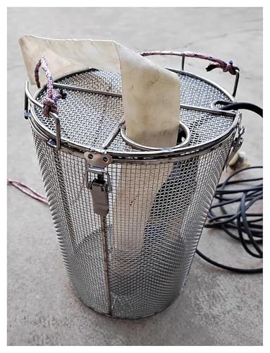 Cubierta de filtro de bomba de acero inoxidable, bomba de sumidero para evitar obstrucciones al aire libre, barrera de malla de 1 mm para tanques sépticos de granja
