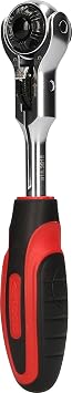 KS Tools 914.3815 Modifix 3/8 Inch Mini T-Handle Swivel Head Ratchet, 72 Teeth