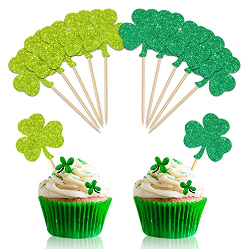 Pics à cupcakes Saint-Patrick Whaline pour décorer facilement vos desserts de fête