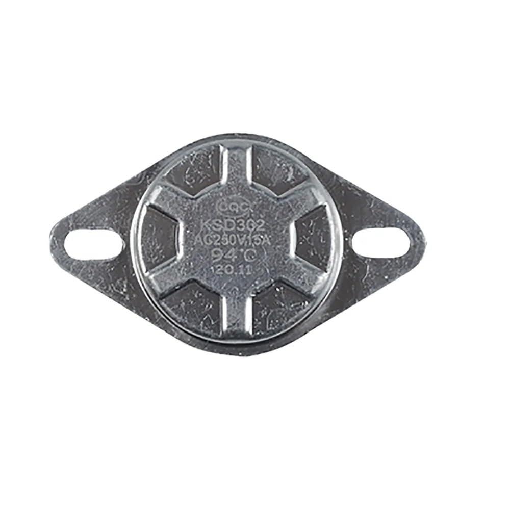 Thermostat 15/20/30 A Ersatztemperaturbegrenzer 93/94 °C Regler KSD302 for elektrischen Warmwasserbereiter Vatti Vanward Midea Macro(Round 94 degrees 15A)