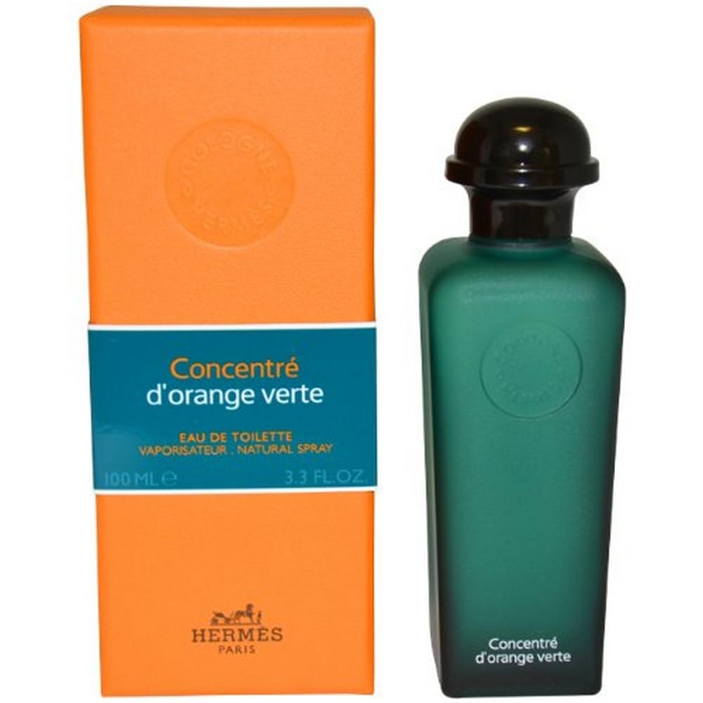 Hermes Concentre D'Orange Verte Eau De Toilette Spray for Men, 3.3 Ounce