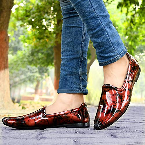 Image of Vellinto Leather Royal Look Patent Leather Shoes for Men | Men's Comfortable Patent Leather
