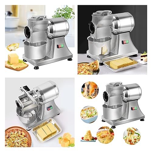 Cheese-Grater-550W075HP-110V-Commercial-Electric-Rotary-Cheese-Grater-Stainless-Steel-Cheese-Grinder-88-Pounds-Per-Hour-Butter-Bread-Bran-Shredder-Large-Cheese-Grating-Machine