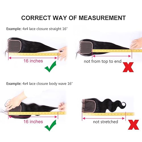 Miniatura 8 de Cierre de encaje recto de 5 x 5, solo cabello humano, parte libre con abuelitos, nudos blanqueados, cabello virgen brasileño, encaje frontal suizo