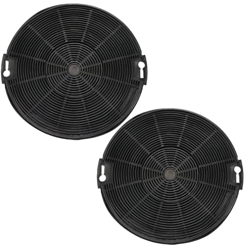 SPARES2GO 9197059543 Lot de 2 filtres à charbon pour hotte Beko