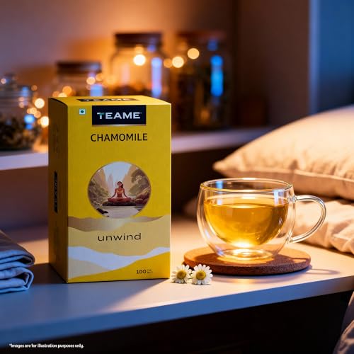 Image of TE-A-ME Chamomile Tea, 100 Tea Bags (Pack of 3) | Chamomile Tea for Sleep