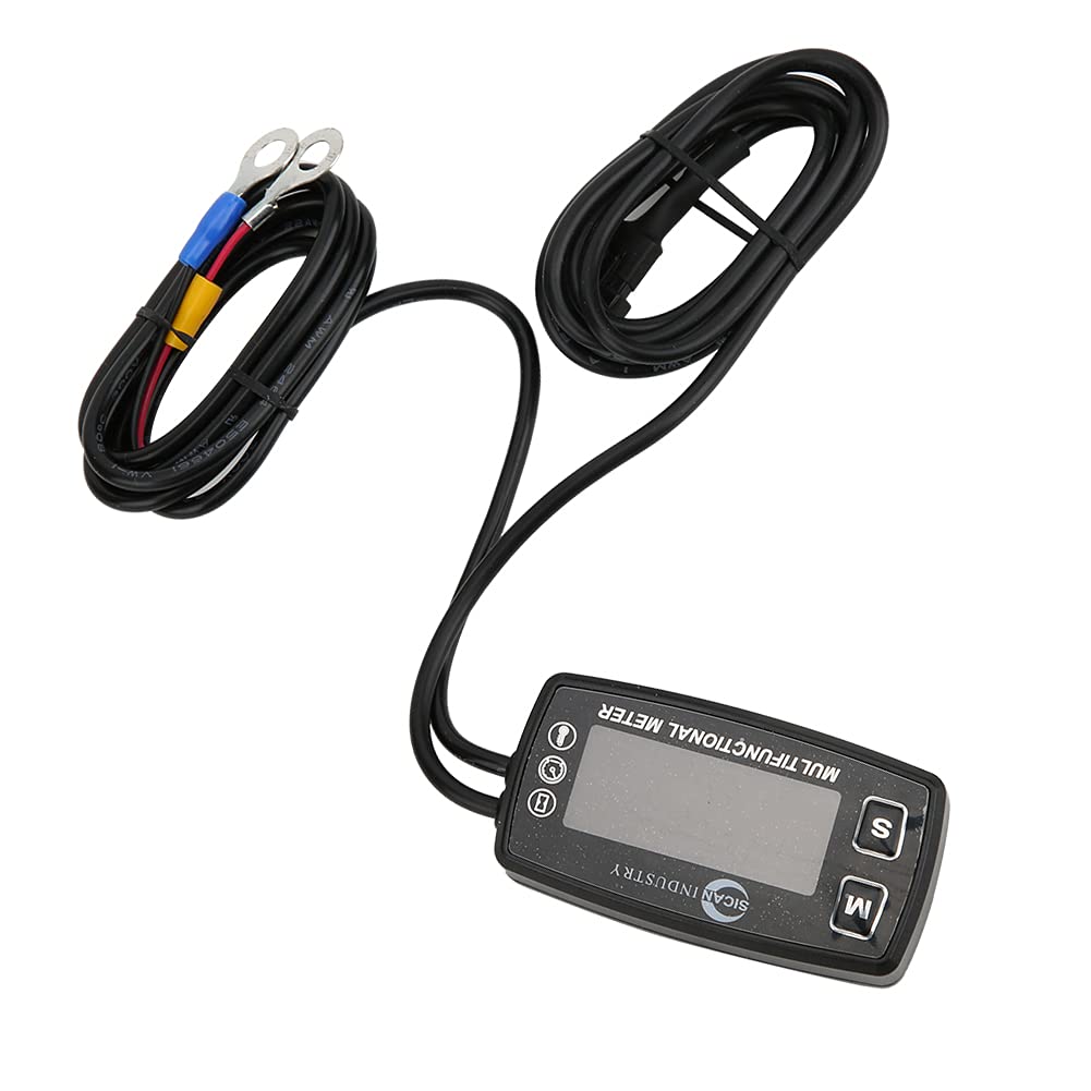 Instrumento multifunción para coche, tacómetro, temperatura, contador de horas, accesorio automático