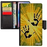 utaupia Coque pour Apple iPhone 11 Pro Max Empreinte Main Deux Mobile traceexplosion Peinture Noir Pas Cher Telephone Vert Street Art en