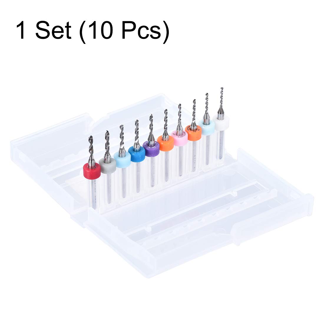 10x PCB-Bohrer Aus Wolframcarbid, 1.1-2.0 Mm - Mikrobohrer Für Leiterplatten & Feine Arbeiten