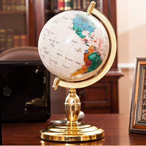 Alta performance Grande Globo de Pedras Preciosas, Globo Mundial Desktop Decoração de Casa Globo Ter