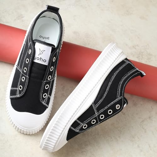 Image of YOHO Cruise Women's Without Lace Trendy Stylish Canvas Slip-On Sneakers (SoS)