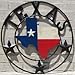 LL Home Metal Texas Map Circle by LL Home