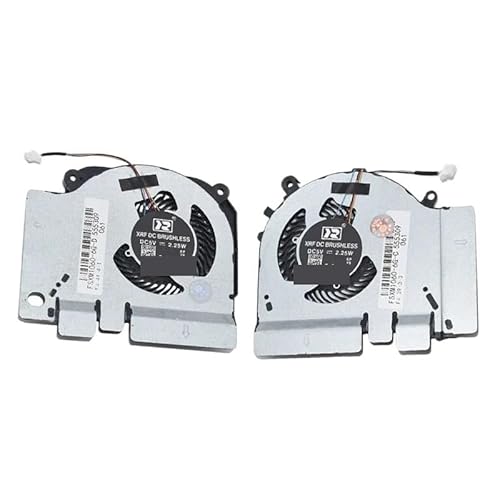 Xiaomi Mi ゲーミングノートブック 5V 12V 171502-AA AD AB AK AM GTX1050 1060 RTX2060 EG75071S1-C010/C020-S9A ノートパソコン CPU 冷却ファン(5V CPU and GPU