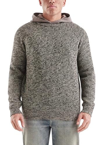 Pull en grosse maille homme QS 2173116 vêtement hiver chaud tricot classique