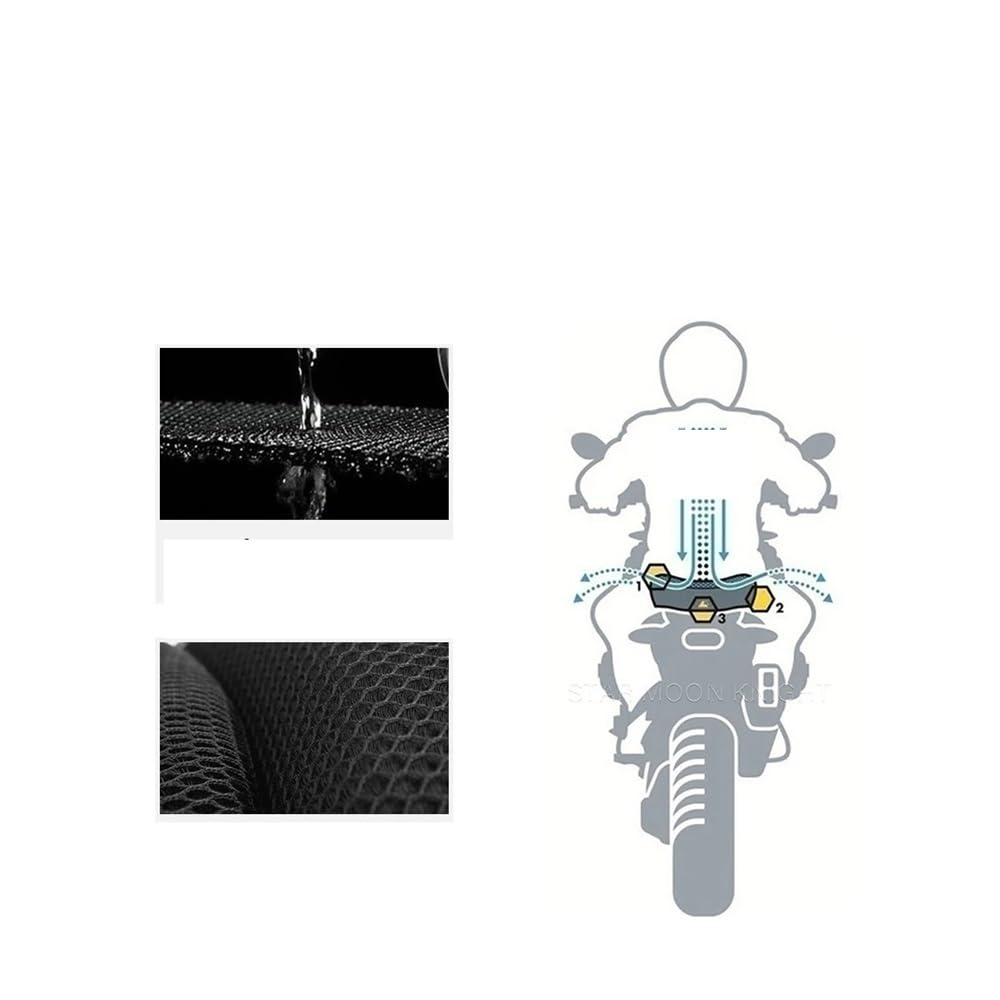 Copertura Sella moto Per Interceptor 650 Int650 Traspirante Isolamento Coprisedile Cuscino Protezione Maglia Accessori Moto
