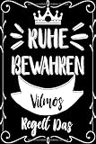 vilmos zavarko  Ruhe bewahren Vilmos regelt das: Geschenk für Vilmos  Notizheft  Schreibblock  110 Seiten, auch als Geschenkidee  Matecover  Größe ca. A5 (6x9“)  lustiges Geschenk