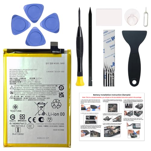 Image of New Cellphone Replacement Battery QA50 Compatible with Motorola G Power 2024 XT2415 Series, with Toolkit & Repair Guide